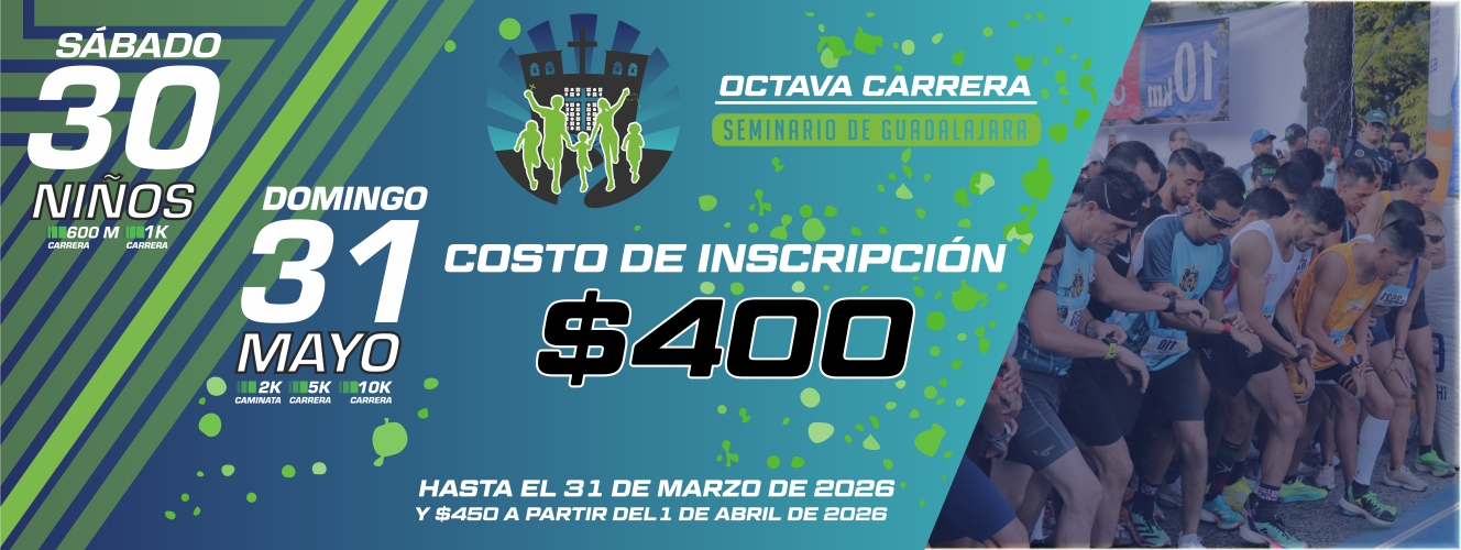 Octava «CARRERA SEMINARIO DE GUADALAJARA»